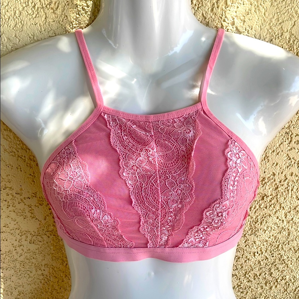 Pink Lace Bralette